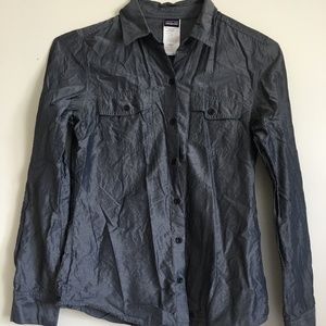 Gray Patagonia Button Down